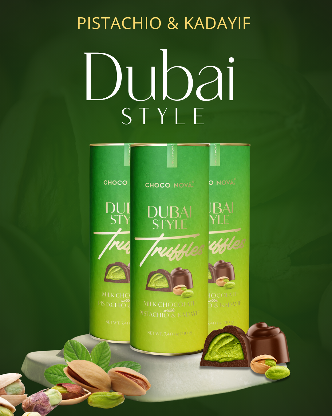 Choco Nova Dubai Style Signature Truffles - 210g