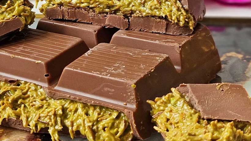 Choco Nova Signature Dark Chocolate – Dubai Style with Pistachio & Kadayif (200g)