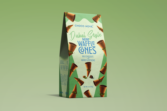 Bite-Sized Luxury: Dubai-Style Mini Waffle Cones That Redefine Indulgence